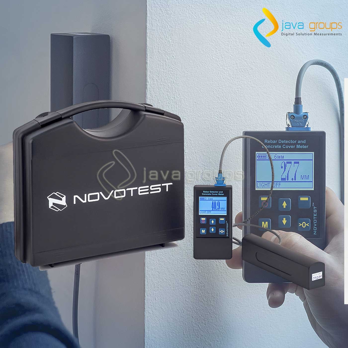 Alat Ukur Tulang Beton Rebar Detector Novotest